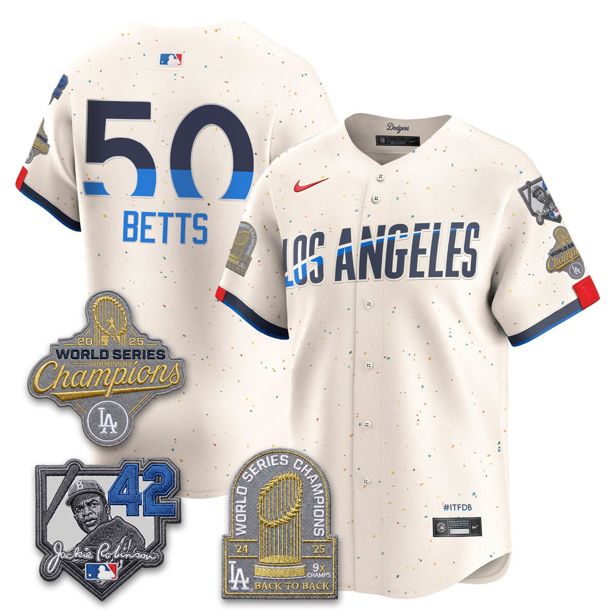 LAD 2026 Jackie Robinson New Era Vapor Limited Jersey - All Stitched
