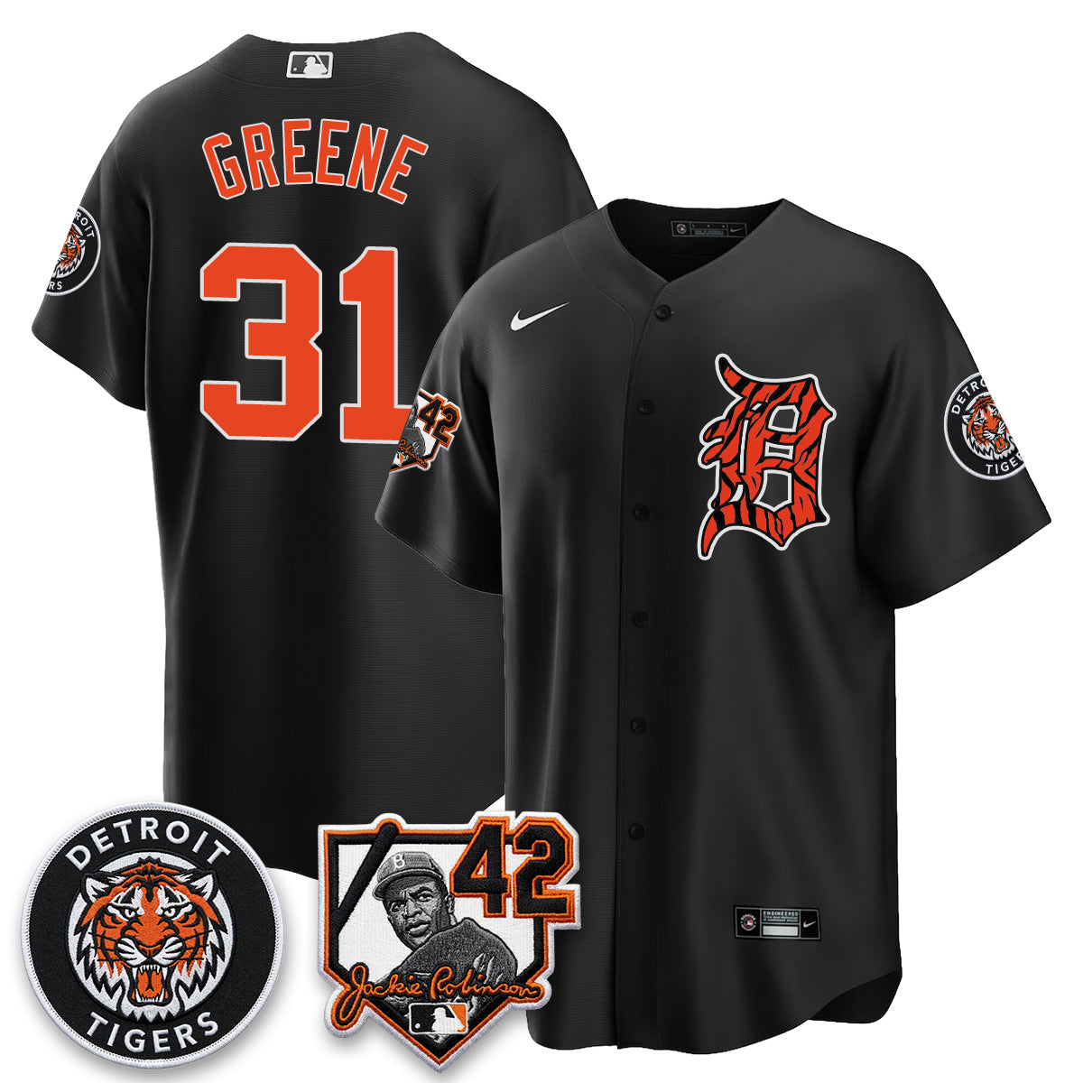 Detroit Tigers 2026 Jackie Robinson Day Vapor Limited Jersey - All Stitched