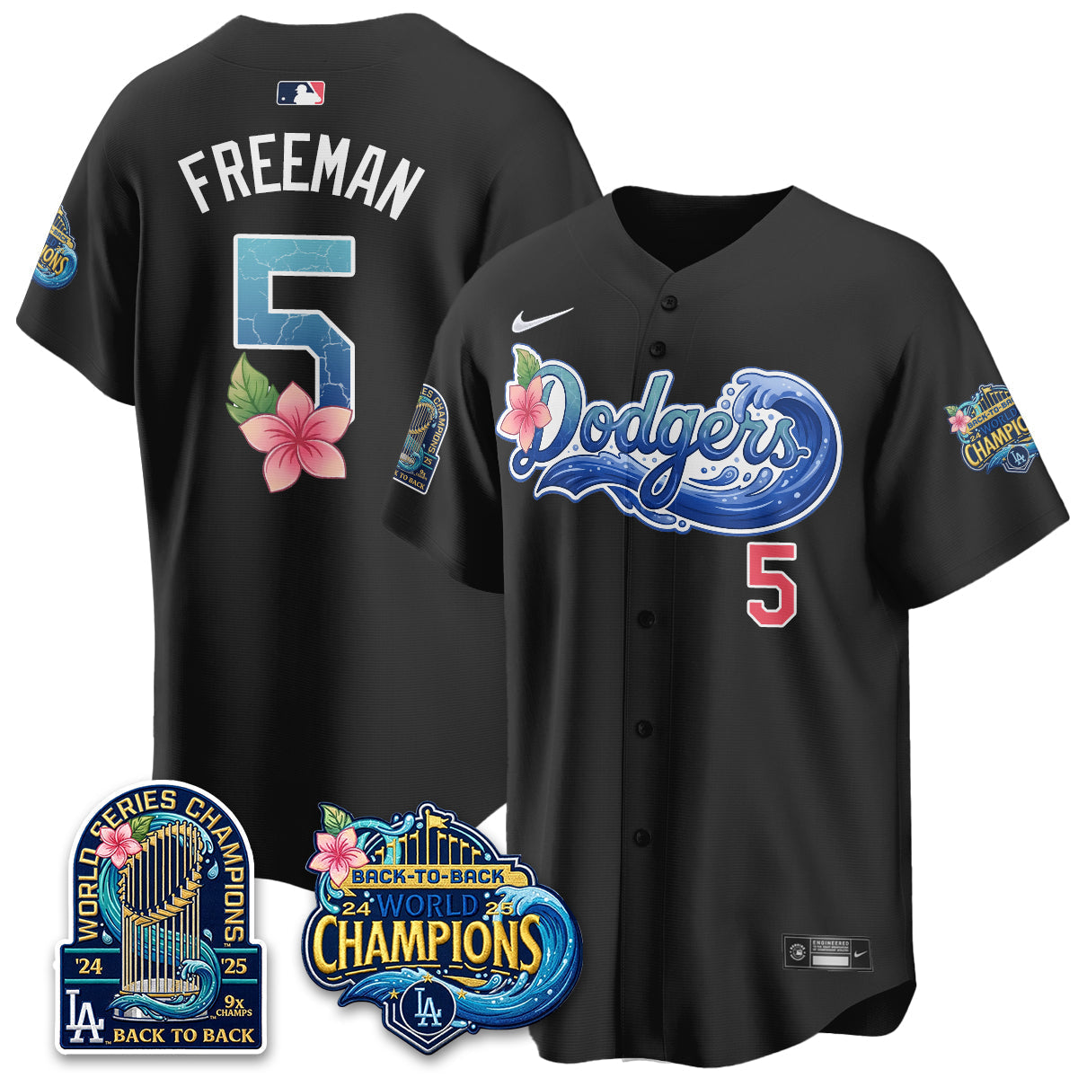LAD Coastal Vapor Hawaiian Jersey - Stitched