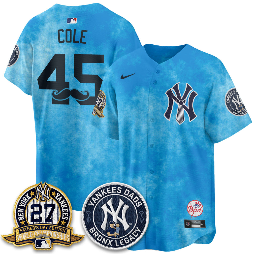 New York Yankees Happy Father's Day 2026 Jersey - Stitched