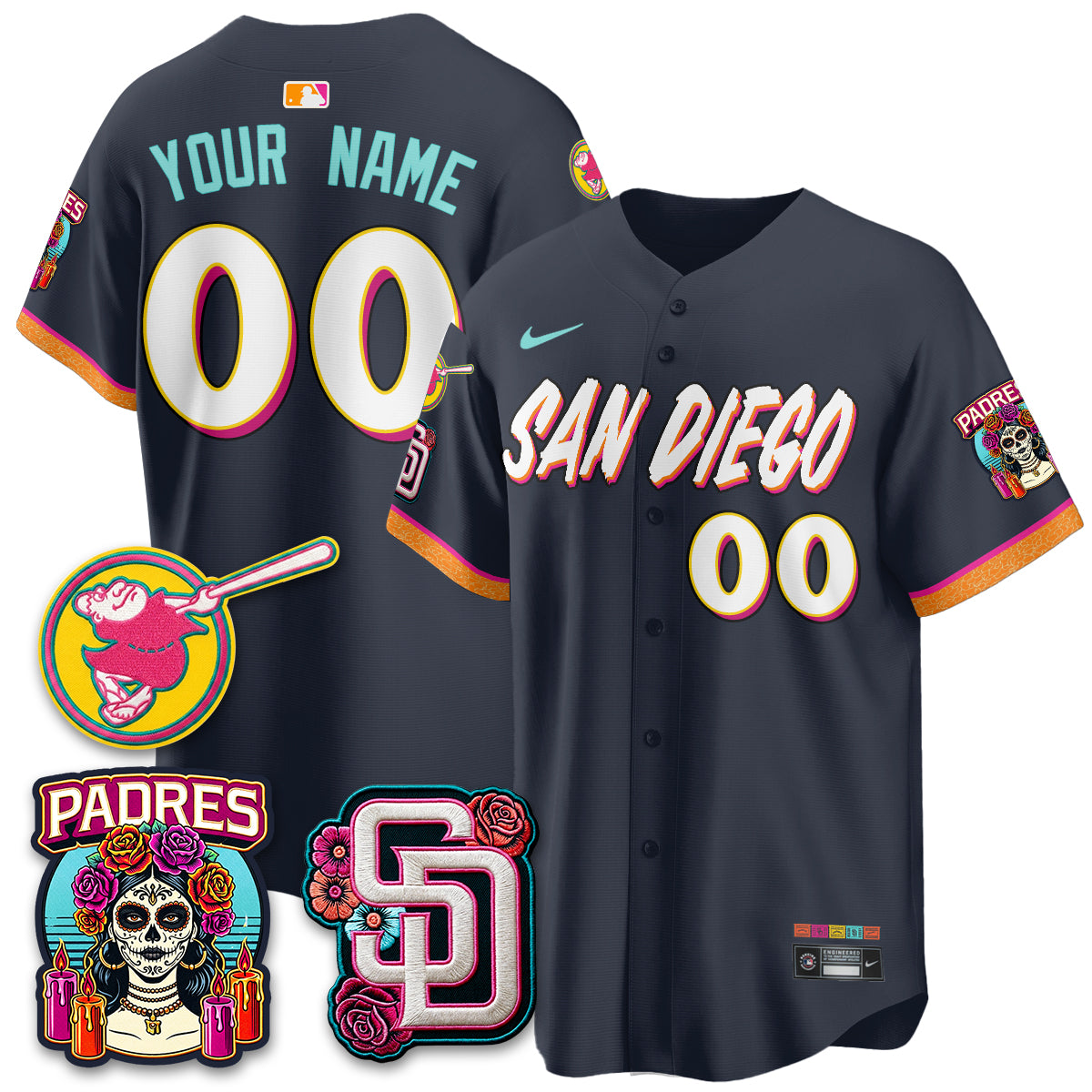 SD 2026 City Connect Vapor Premier Limited Custom Jersey - All Stitched V2