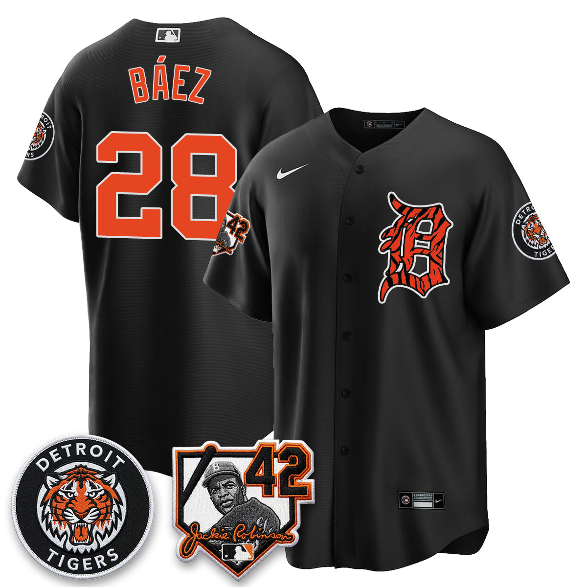 Detroit Tigers 2026 Jackie Robinson Day Vapor Limited Jersey - All Stitched