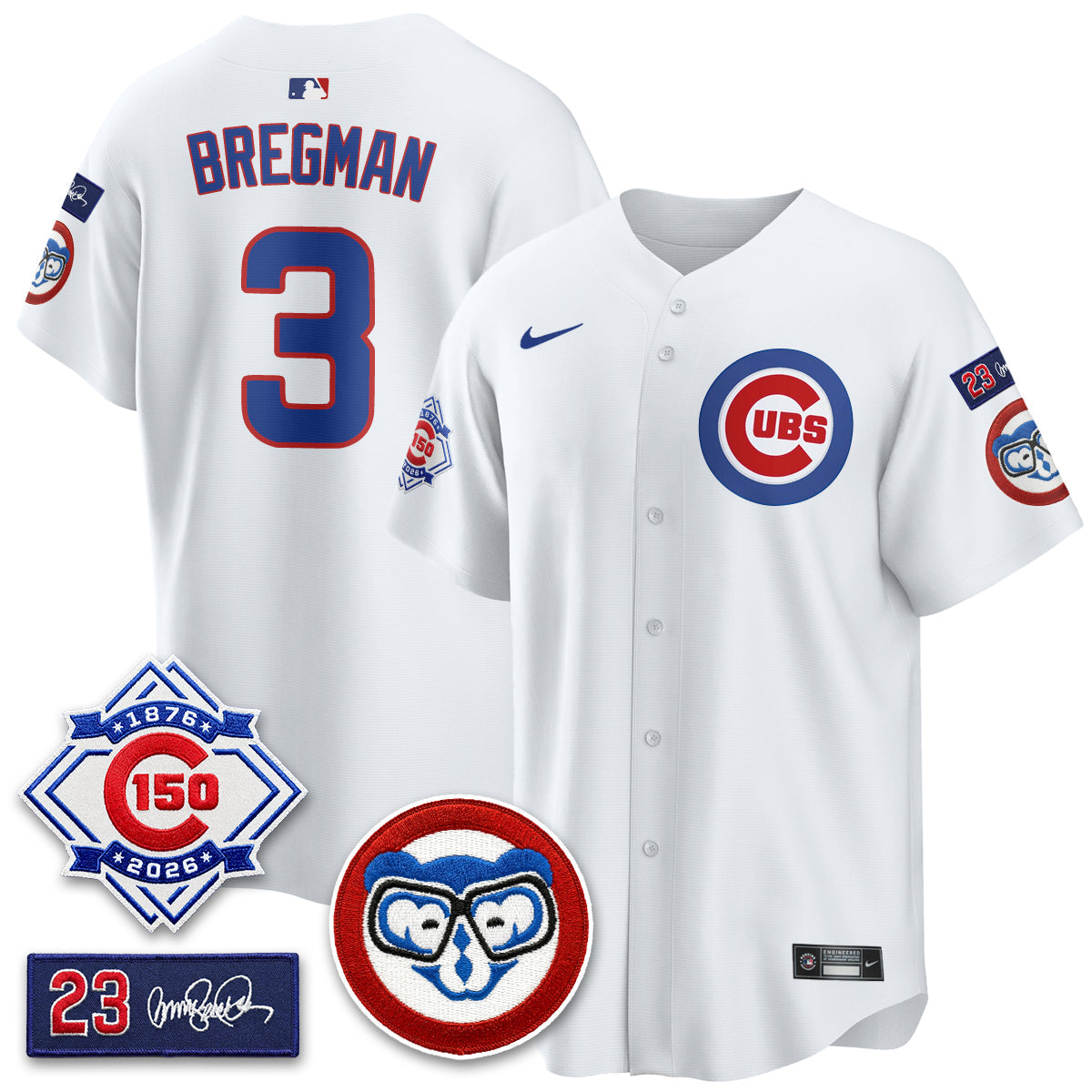 Chicago Cubs 150th Anniversary Holy Cow Vapor Premier Limited Jersey - All Stitched