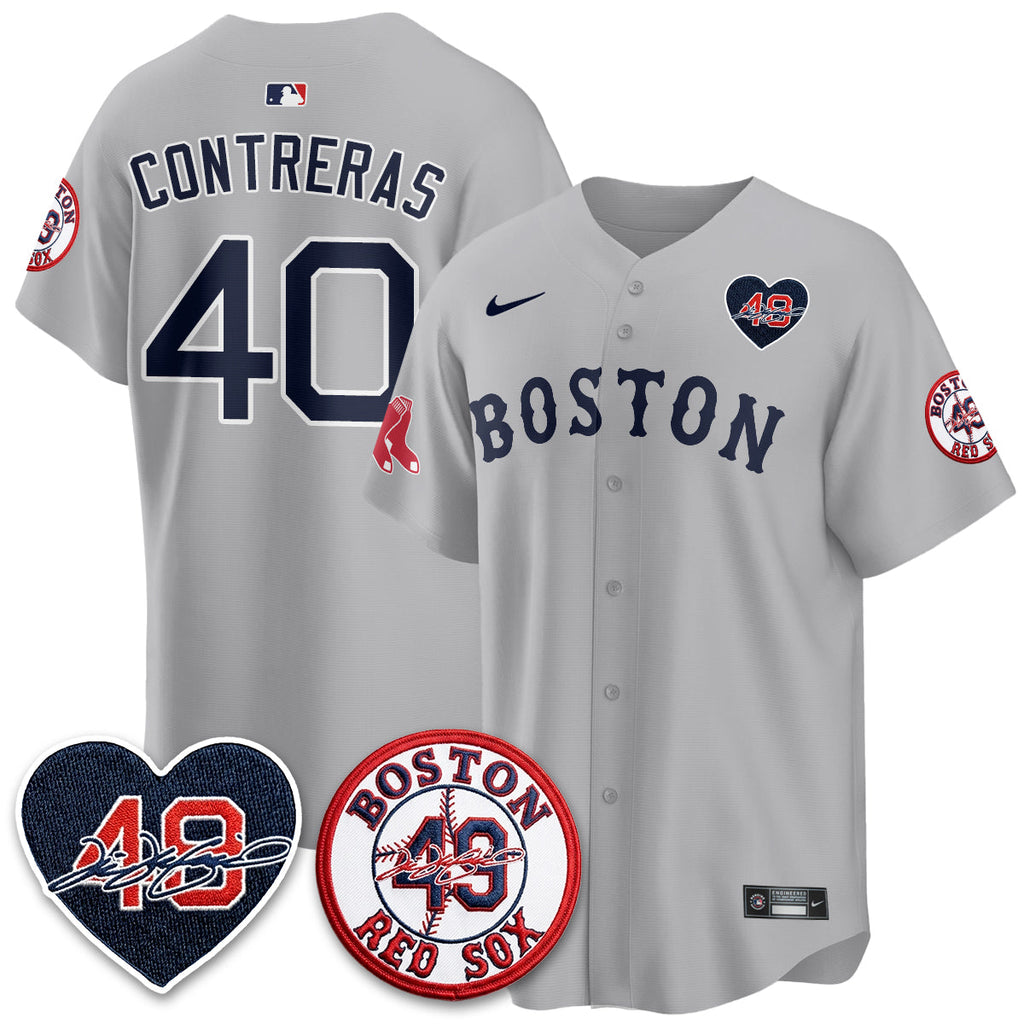 Boston Red Sox Tim Wakefield Memorial Patch Vaper Premier Limited Jersey - All Stitched