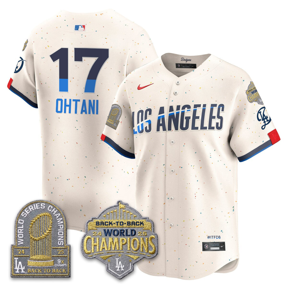 LAD Gold Collection Vapor Limited Jersey - 9x & B2B Champs - All Stitched