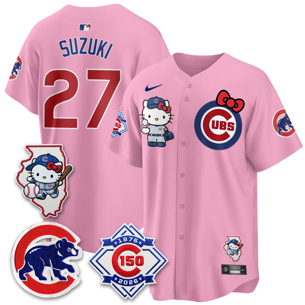 Chicago Cubs x Meow KT Vapor Premier Limited Jersey - All Stitched V2