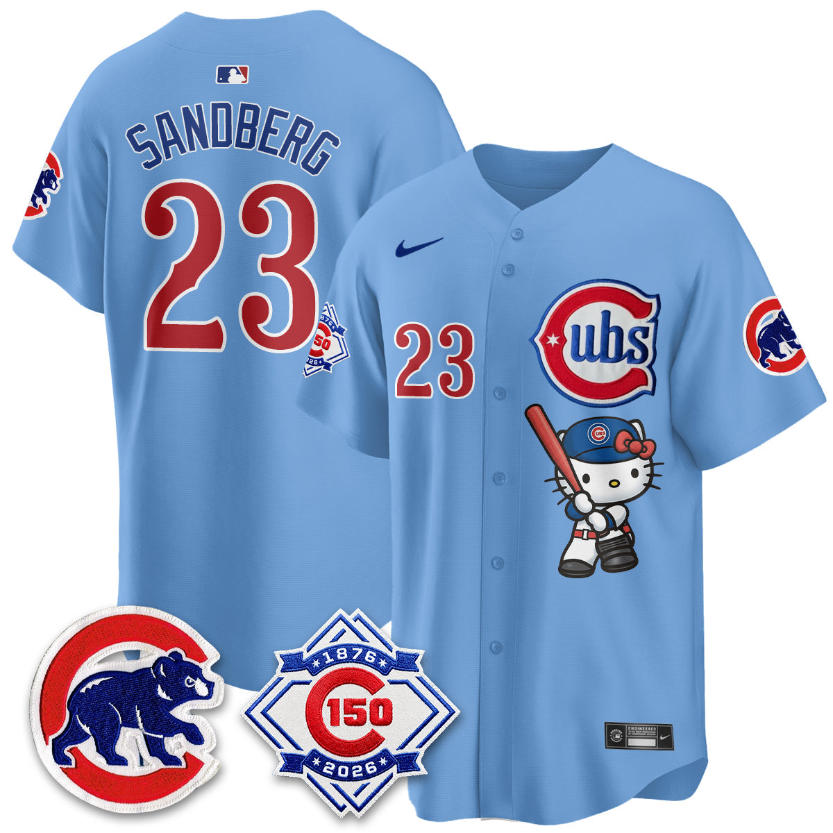 Chicago Cubs x Meow KT Vapor Premier Limited Jersey - All Stitched