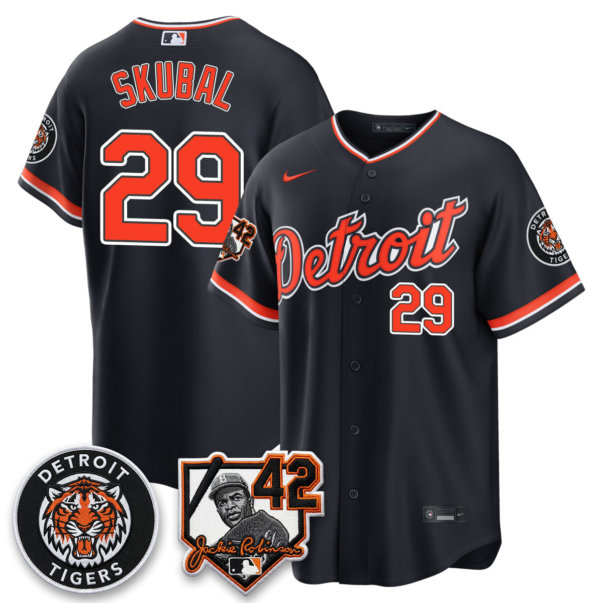 Detroit Tigers 2026 Jackie Robinson Day Vapor Limited Jersey - All Stitched