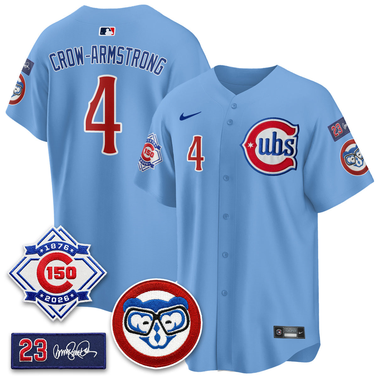 Chicago Cubs 150th Anniversary Holy Cow Vapor Premier Limited Men Jersey - All Stitched