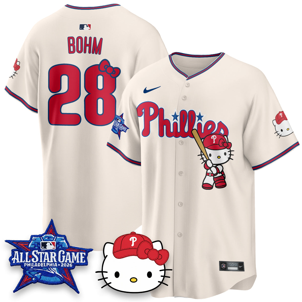 PHI x Meow Kitty Vapor Limited Blue Jersey- Stitched