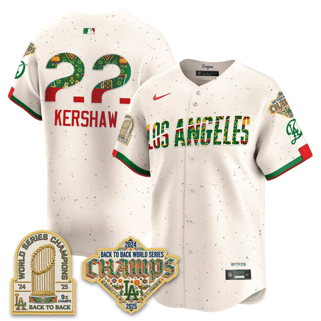 Los Angeles Dodgers x Mexican Heritage 2026 Limited Vapor Jersey - All Stitched