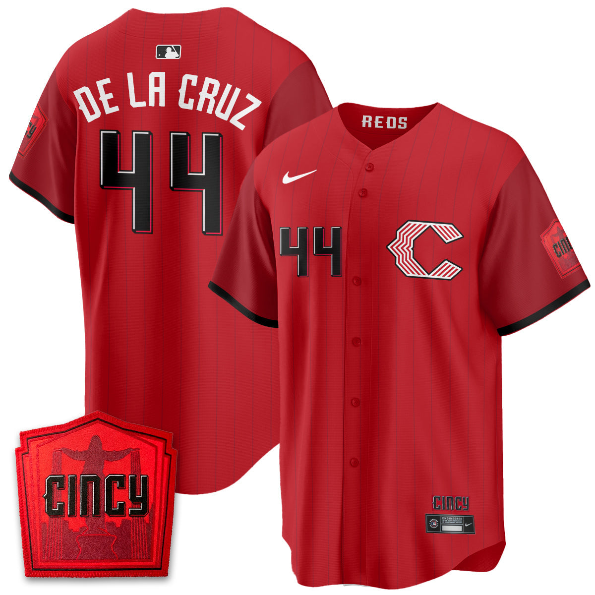 Cincinnati Reds 2026 City Connect Limited Premier Vapor Jersey - All Stitched