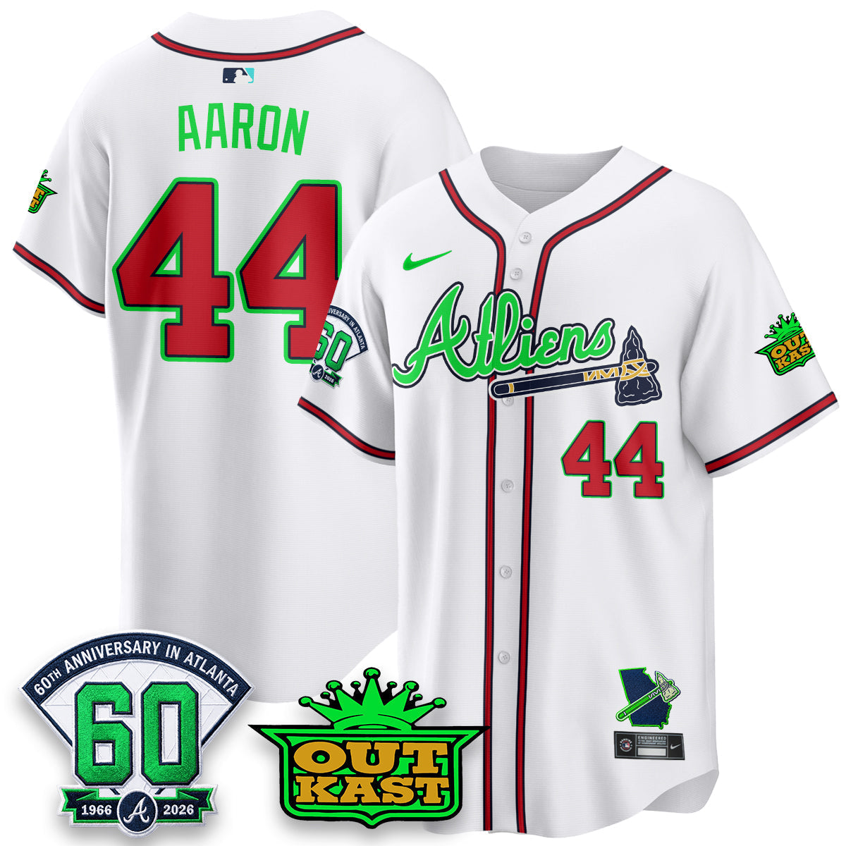 ATL x Atliens Cool Base Galaxy Version Jersey - Stitched (44)