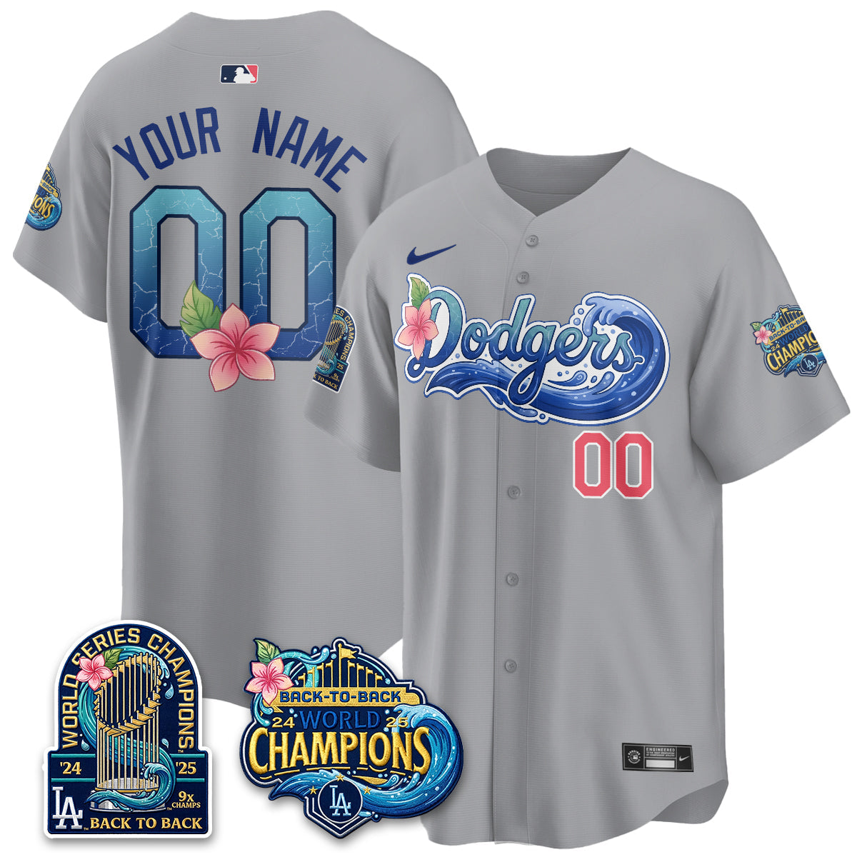 LAD Aloha Spirit Vapor Limited Custom Jersey - All Stitched