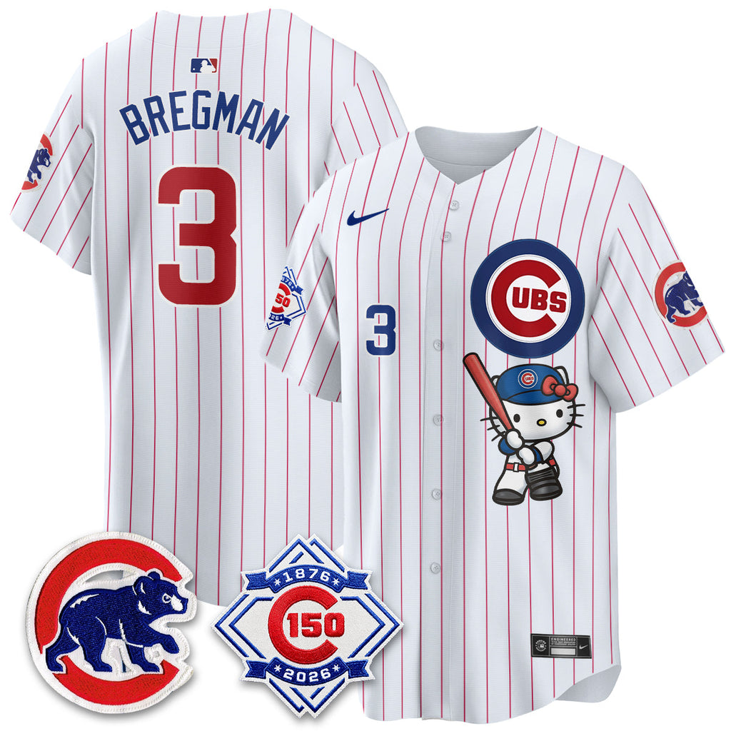 Chicago Cubs x Meow KT Vapor Premier Limited Jersey - All Stitched