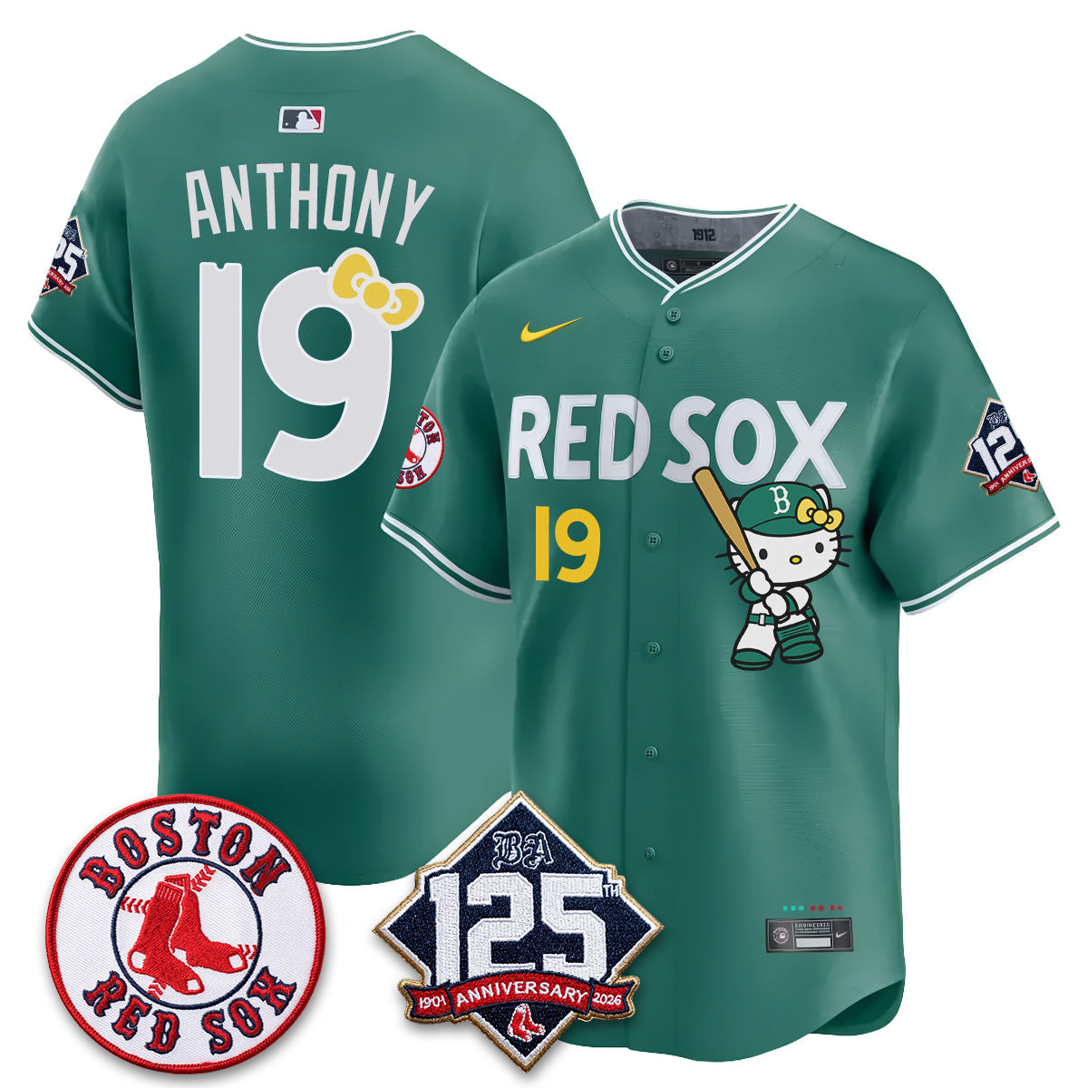BOS x Meow KT Vapor Limited City Connect Jersey - Stitched