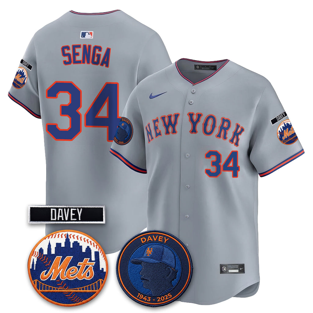 New York Mets 2026 Davey Johnson In Memoriam Vapor Limited Jersey - All Stitched
