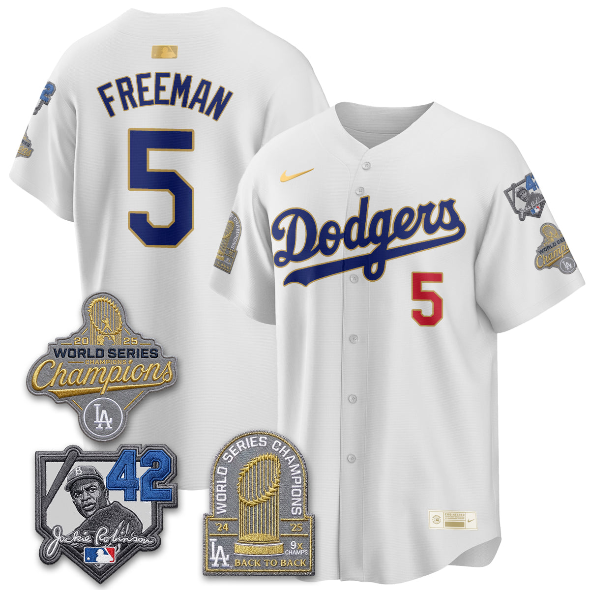 LAD 2026 Jackie Robinson New Era Vapor Limited Jersey - All Stitched