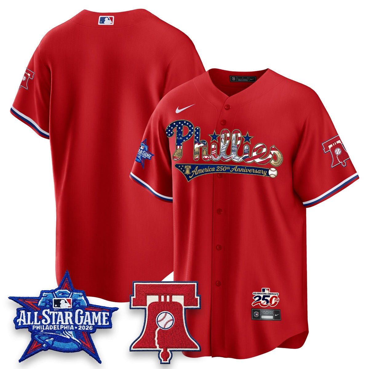 PHI 2026 Independence Day USA Vapor Limited Jersey - Stitched (2)