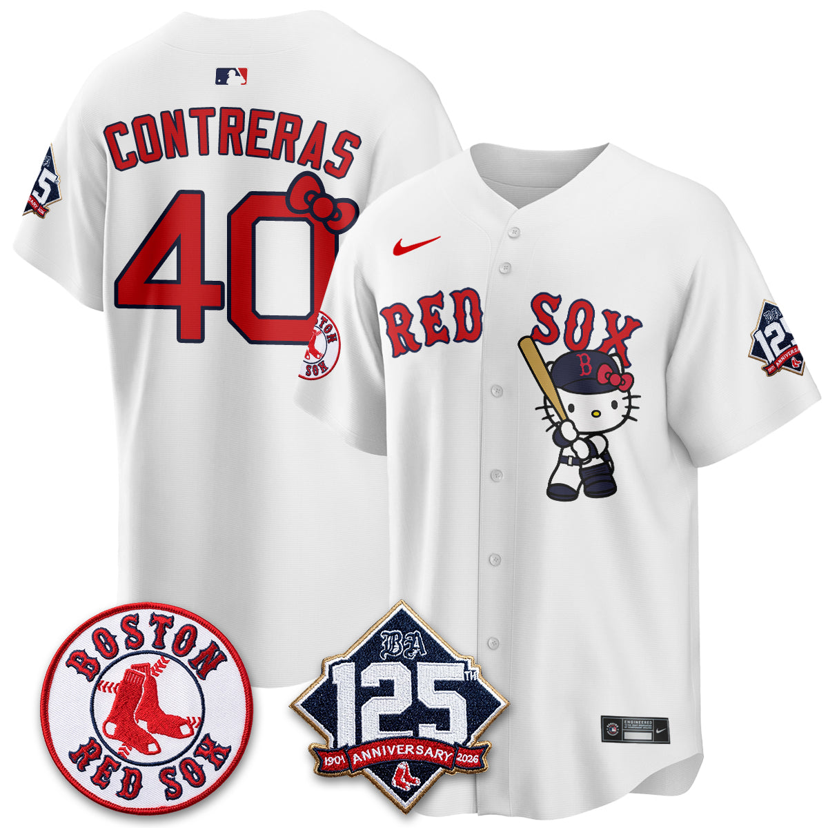 BOS x Meow KT Vapor Limited City Connect Jersey - Stitched