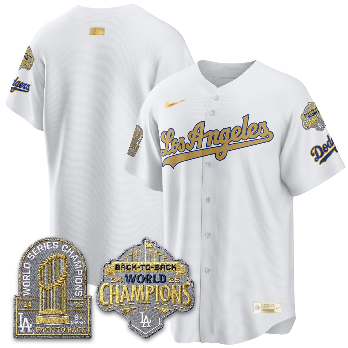 LAD Gold Collection Vapor Limited Jersey - 9x & B2B Champs - All Stitched