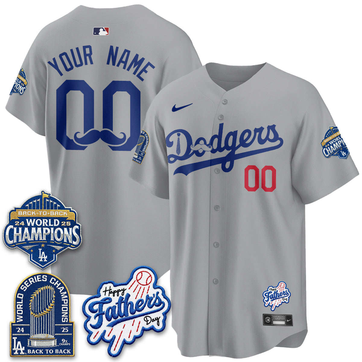 LAD Happy Father Day 2026 Custom Jersey - Stitched