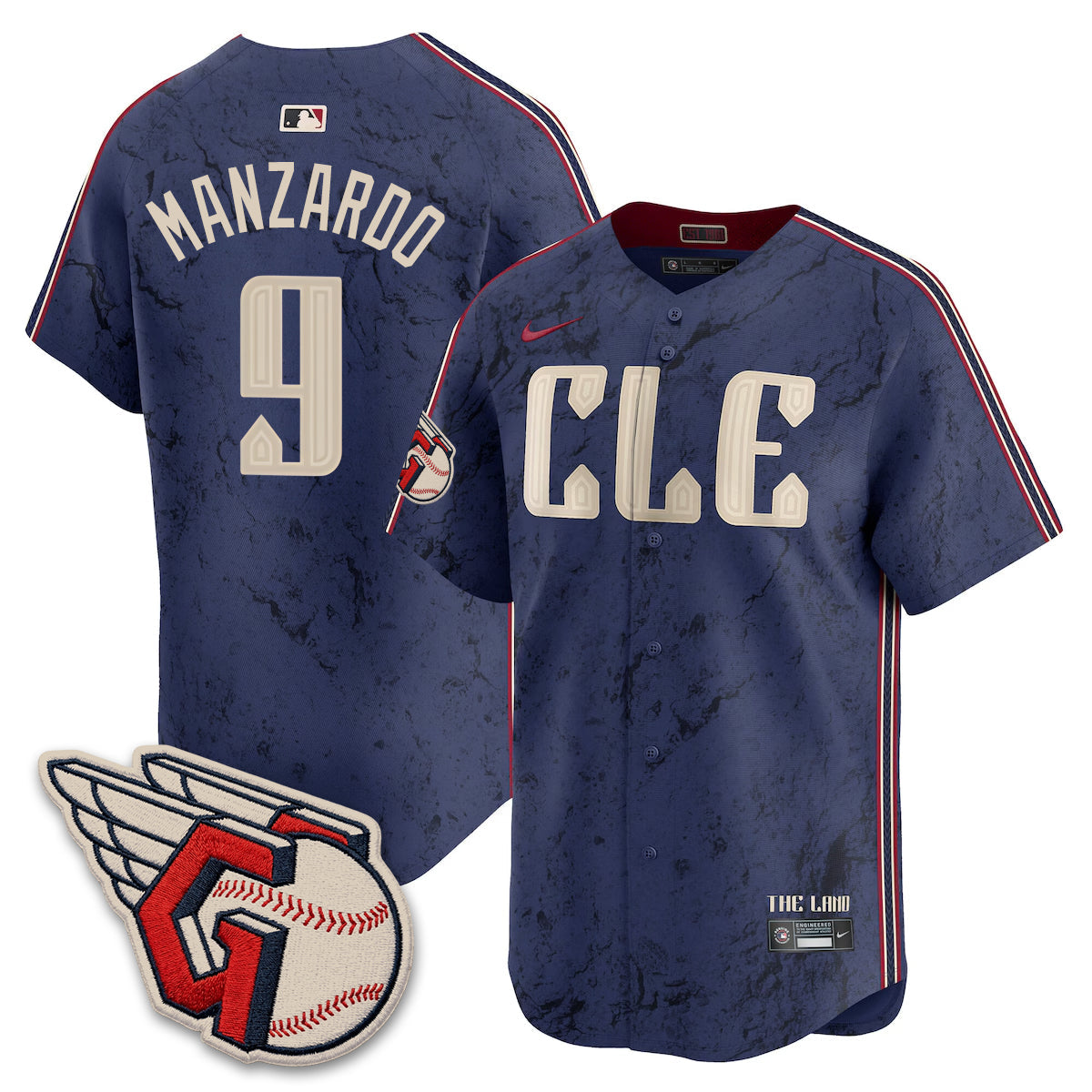 Cleveland Guardians 2026 Black Out Style Limited Vapor Jersey - All Stitched