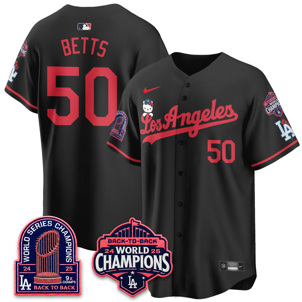 Los Angeles Dodgers x Hello Kitty Night 2026 Vapor Jersey - All Stitched - V2