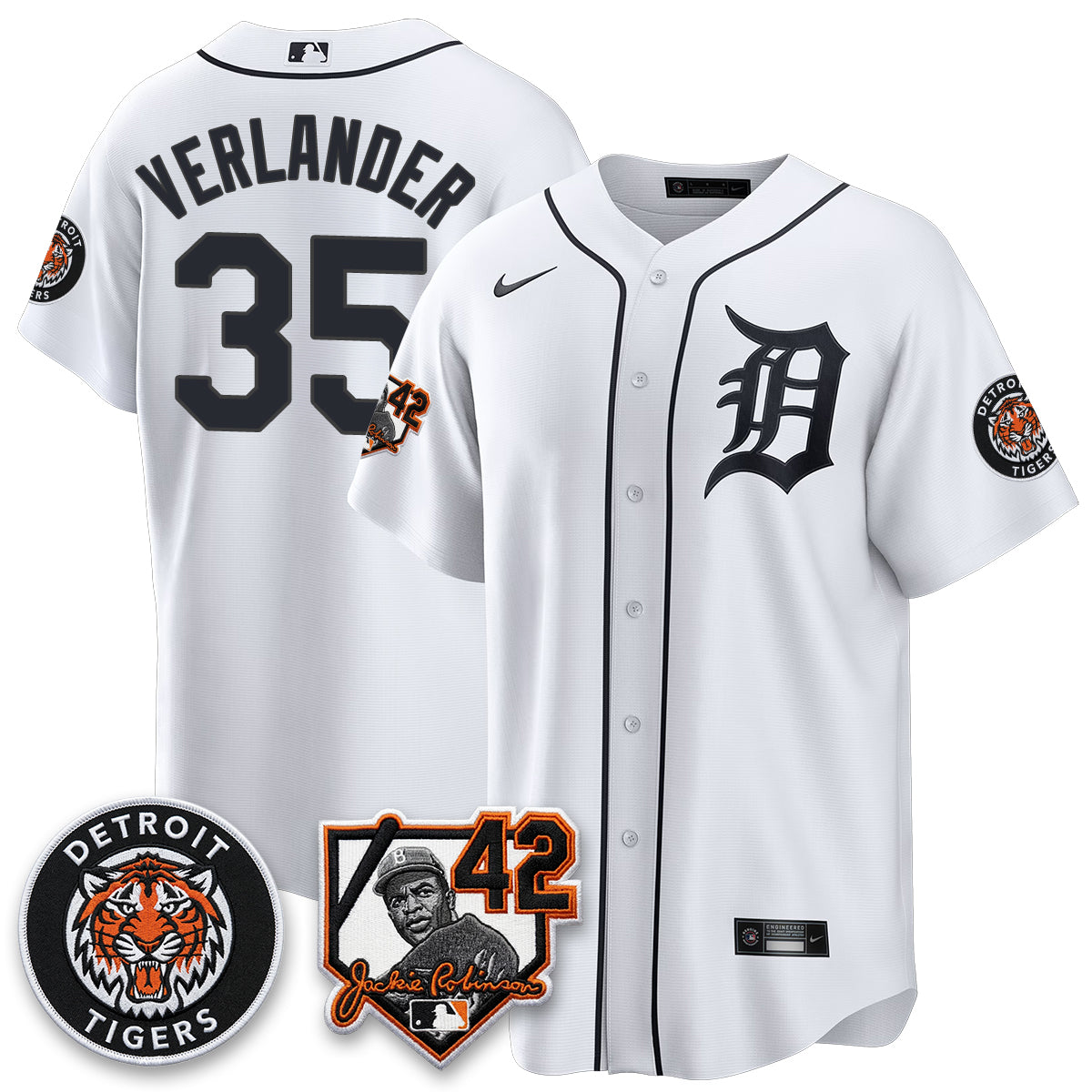 Detroit Tigers 2026 Jackie Robinson Day Vapor Limited Jersey - All Stitched