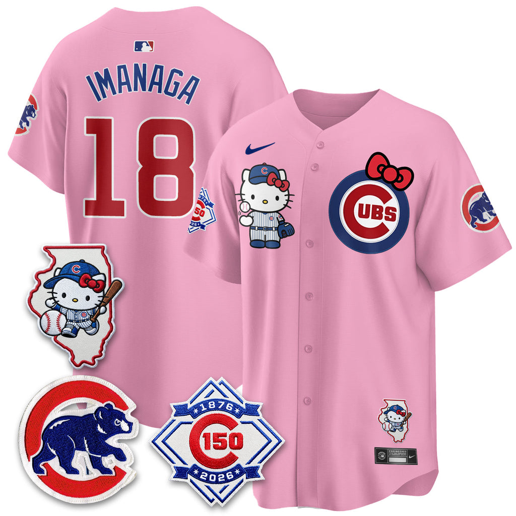 Chicago Cubs x Meow KT Vapor Premier Limited Jersey - All Stitched V2