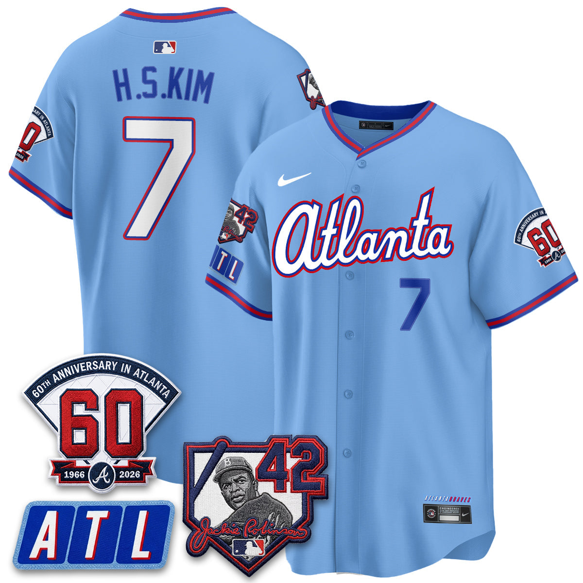 Atlanta Braves 2026 Jackie Robinson Day Vapor Limited Jersey - All Stitched
