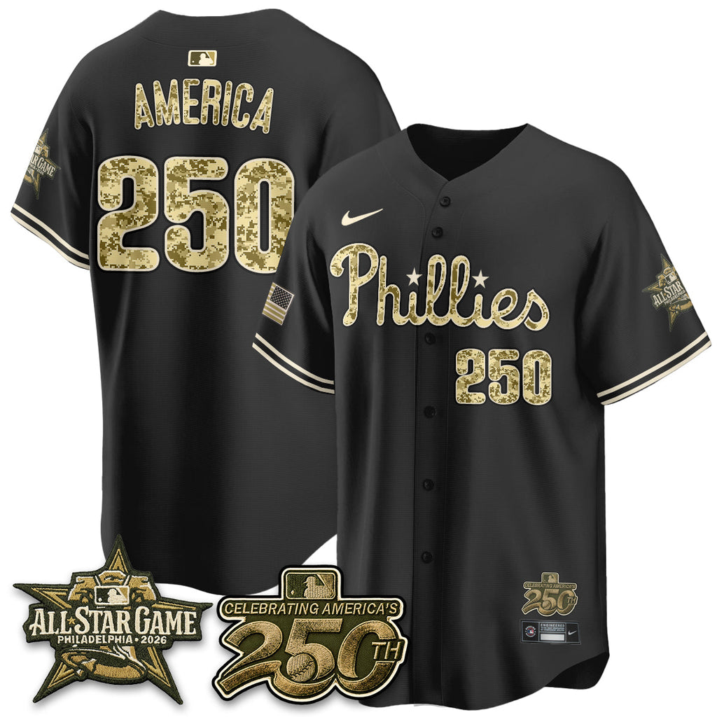 Philadelphia Phillies  2026 Armed Forces Day Jersey V3 - All Stitched