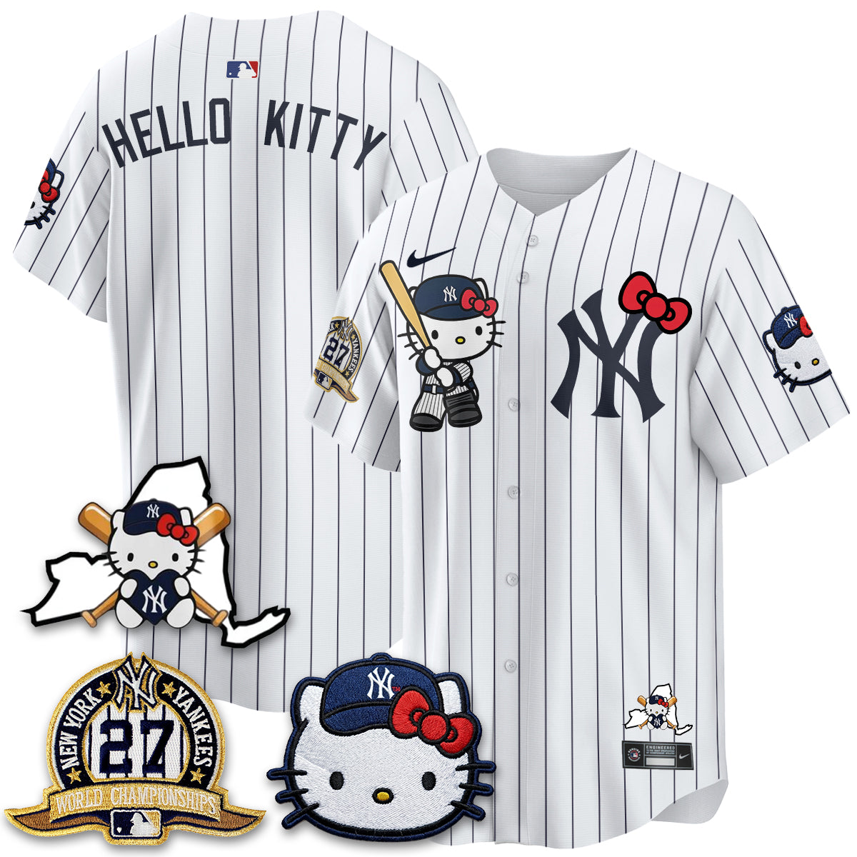 New York Yankees Meow KT 2026 Vapor Limited Jersey - All Stitched