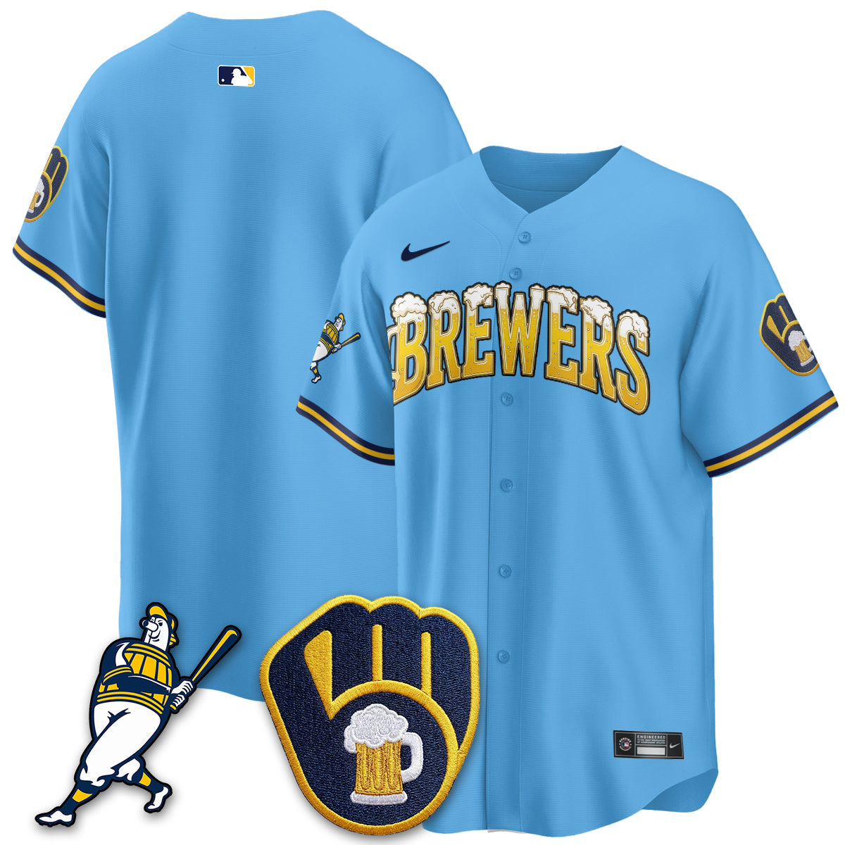 MIL "Pitcher & Pint" Navy Edition Vapor Limited Jersey - Stitched