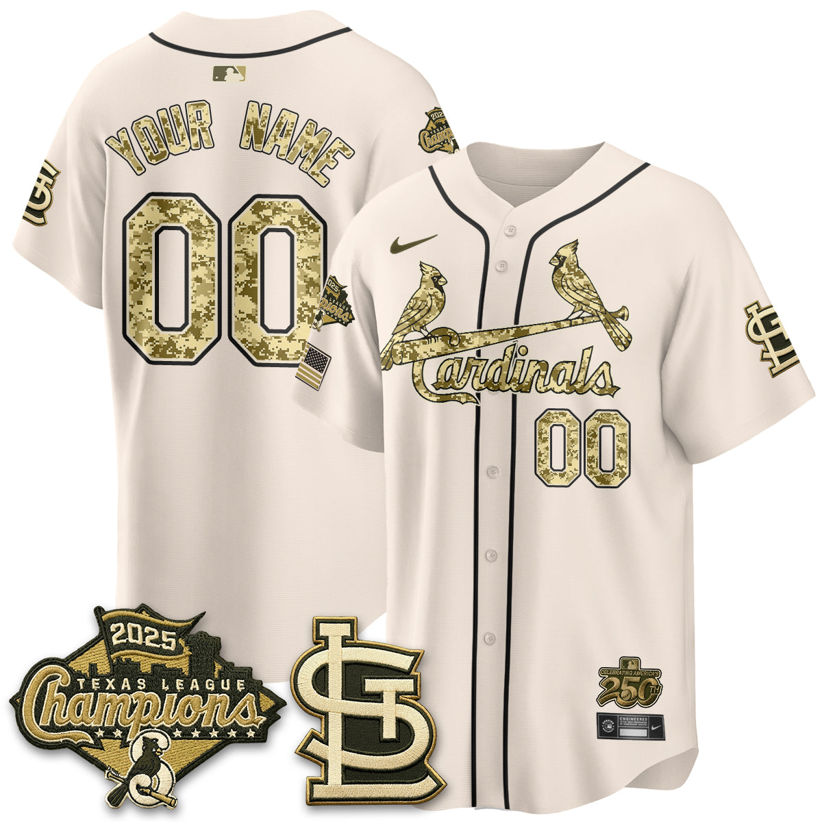 STL 2026 Armed Forces Day Custom Jersey - Stitched