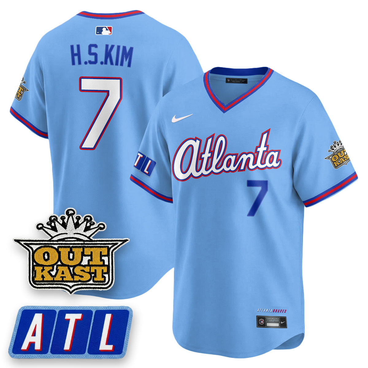 Atlanta Braves 2026 City Connect x Outkast Patch Vapor Limited Jersey - All Stitched