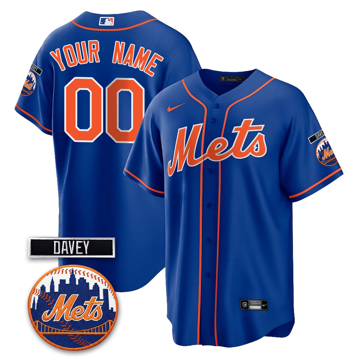 NYM 2026 Davey Johnson Memorial Vapor Custom Limited Jersey - All Stitched