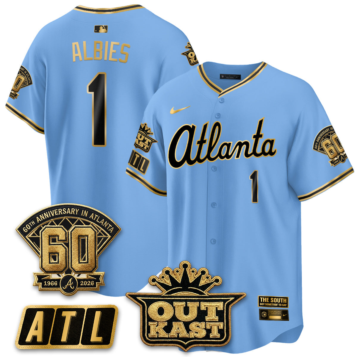 Atlanta Braves 2026 Gothic Edition Vapor Limited Jersey - All Stitched