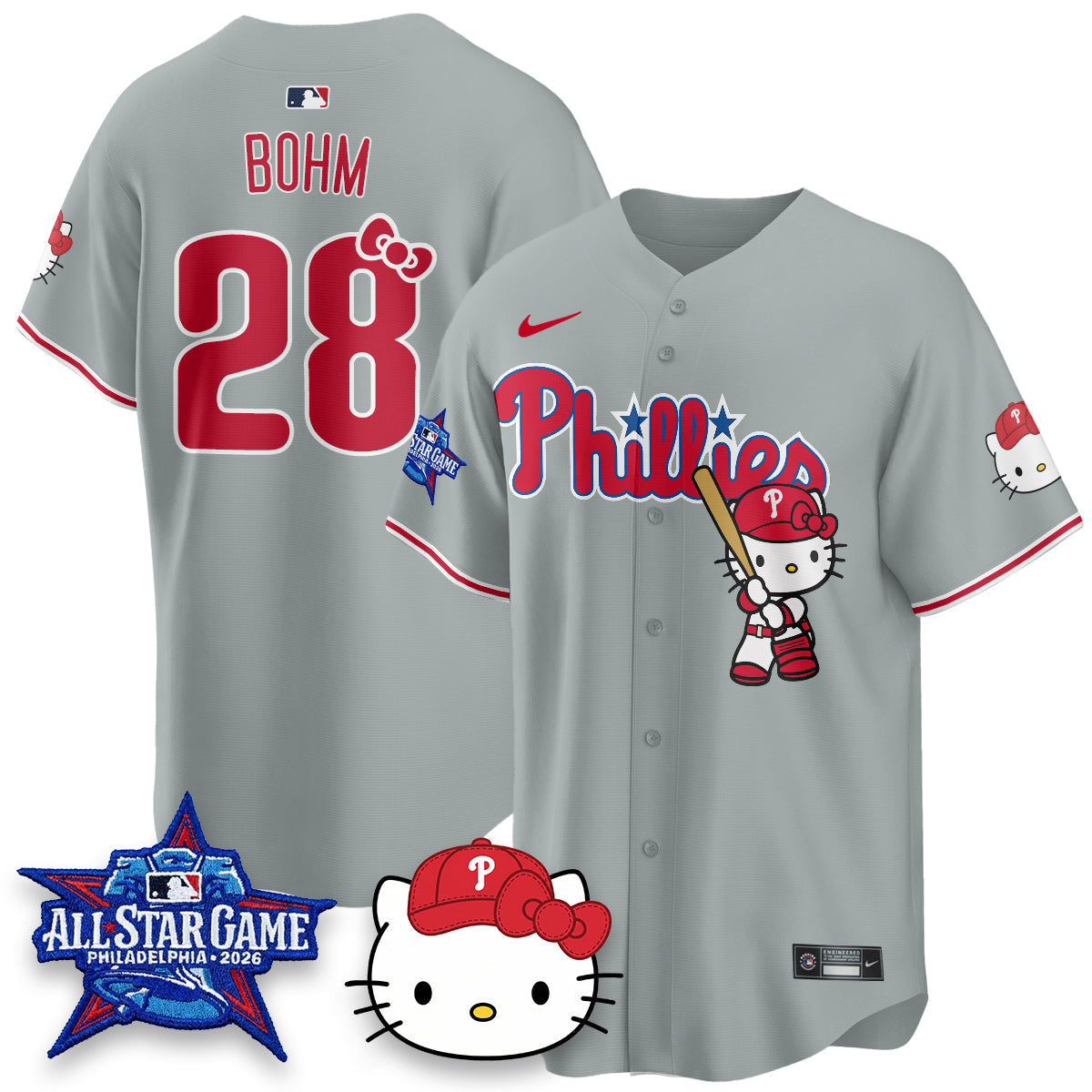 PHI x Meow Kitty Vapor Limited Blue Jersey- Stitched