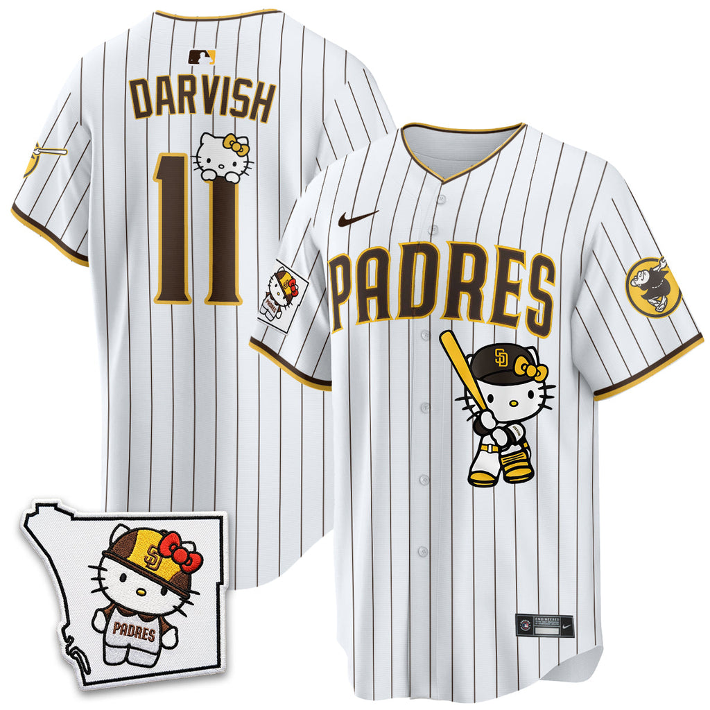 San Diego Padres x Meow KT Vapor Limited Jersey - All Stitched V2