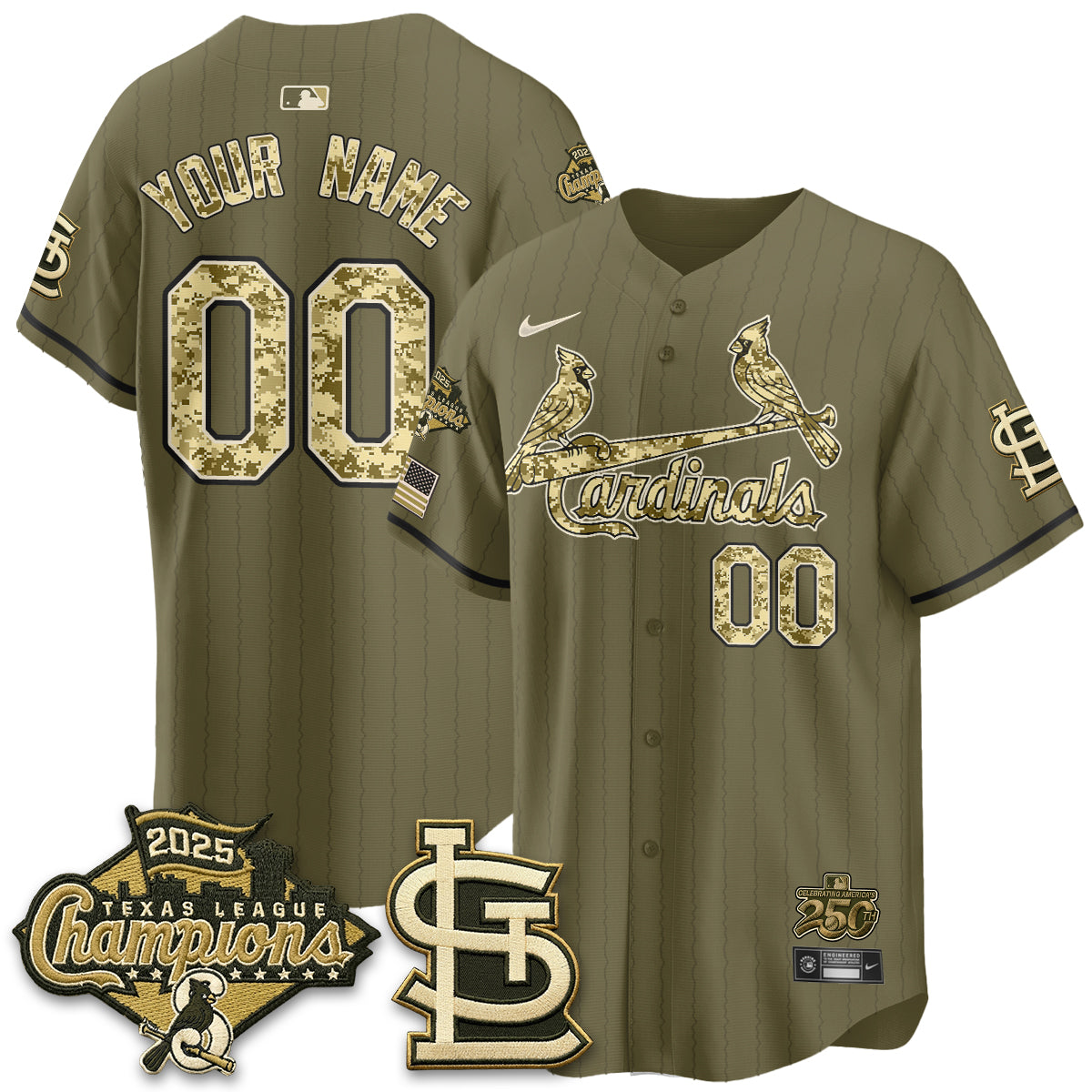 STL 2026 Armed Forces Day Custom Jersey - Stitched