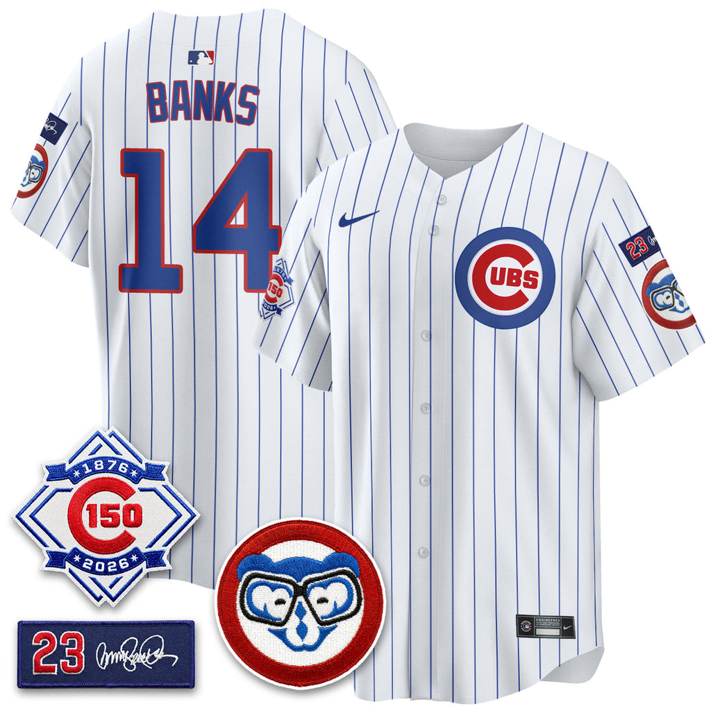 Chicago Cubs 150th Anniversary Holy Cow Vapor Premier Limited Jersey - All Stitched