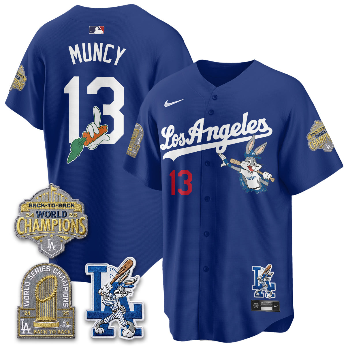 Los Angeles Dodgers Bunny Vapor Limited Jersey - All Stitched