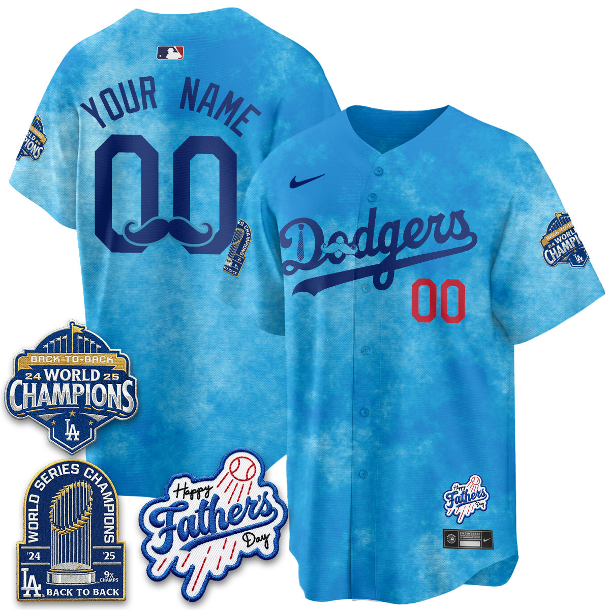 LAD Happy Father Day 2026 Custom Jersey - Stitched