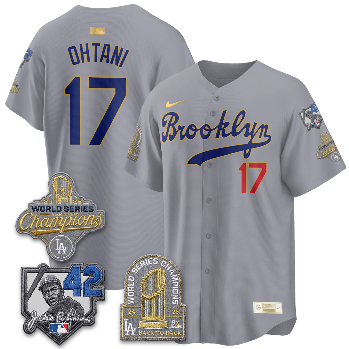 LAD 2026 Brooklyn Jackie Robinson Limited Jersey - All Stitched