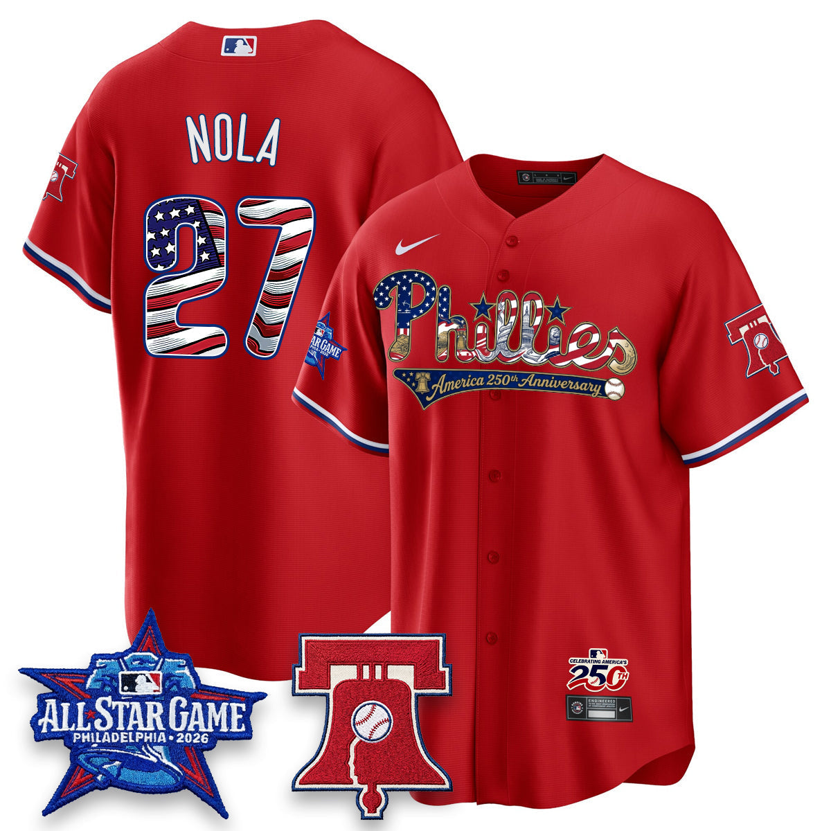 PHI 2026 Independence Day USA Vapor Limited Jersey - Stitched (2)