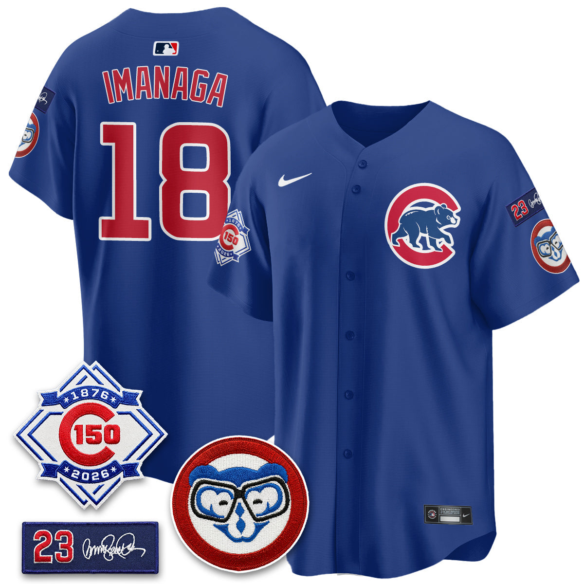 Chicago Cubs 150th Anniversary Holy Cow Vapor Premier Limited Men Jersey - All Stitched