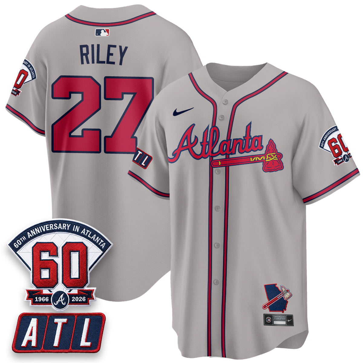 ATL 2026 60th Anniversary Vapor Limited Jersey - All Stitched