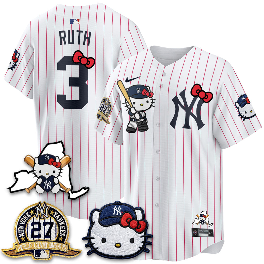 New York Yankees Meow KT 2026 Vapor Limited Jersey - All Stitched