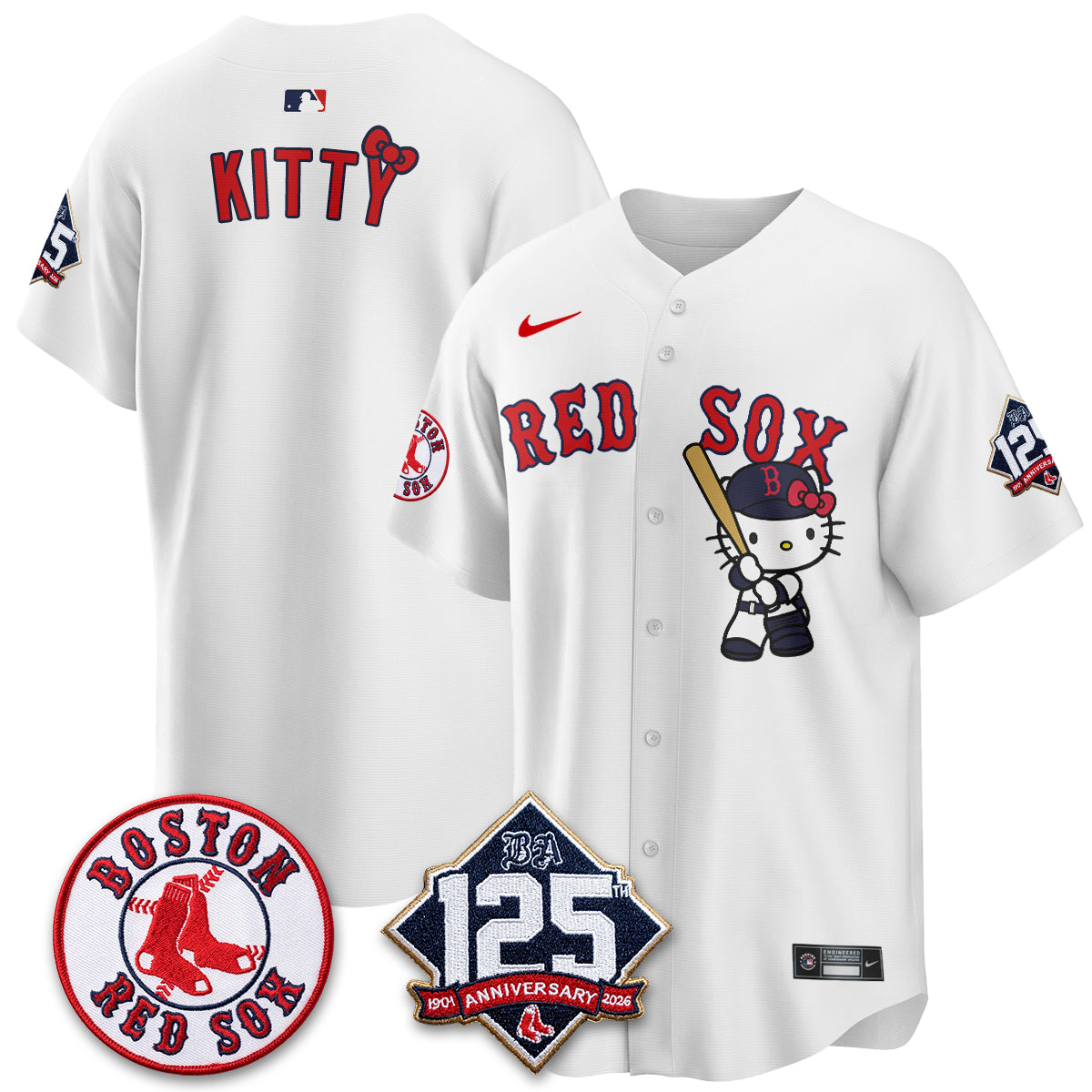 BOS x Meow KT Vapor Limited City Connect Jersey - Stitched